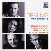 Angelich, Nicholas - Brahms: Piano Quartets Nos. 1-3 (with Renaud Caapucon, Gauter Capucon, Gerard Causse) (CD 2)