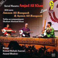 Amjad Ali Khan - Amad Ali Khan With Sons - Live