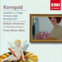 Welser-Most, Franz - E. Korngold: Symphony Fis Dur, Einfache Lieder, Mariettas Lied (feat. Philadelphia Orchestra)