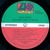 ELP - Love Beach (LP)