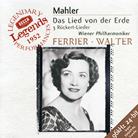 Ferrier, Kathleen - Gustav Mahler: Das Lied Von Der Erde, 3 Ruckert Lieder (feat. Wiener Philharmoniker) (2000 Remastered)