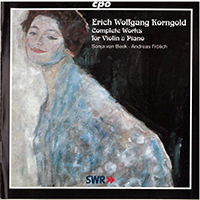 Van Beek, Sonja - Korngold: Complete Works for Violin & Piano (feat. Andreas Frolich)