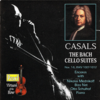 Pablo Casals - J. S. Bach: Cello suites, Encores (feat. Nikolai Mednikoff) (CD 2)