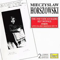 Mieczyslaw Horszowski - The 1940 Vatican Radio Recordings / Live USA Recordings 1957-79 (CD 1)