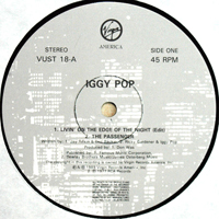 Iggy Pop - Livin' On The Edge Of The Night [12'' Single]