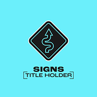 Title Holder - Signs