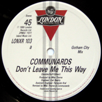 Communards - Don't Leave This Way [12'' Single II]