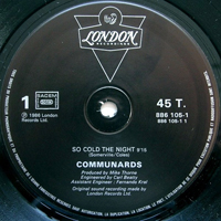 Communards - So Cold The Night [12'' Single]