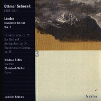 Various Artists [Classical] - Othmar Schoeck: Lieder Complete Edition Vol. 3