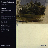 Various Artists [Classical] - Othmar Schoeck: Lieder Complete Edition Vol. 9