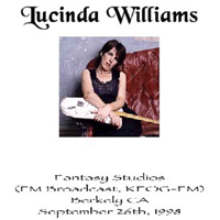 Lucinda Williams - Live at Fantasy Studios KFOG, Berkeley - September 26, 1998