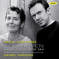 Maria Joao Pires - Beethoven - Piano Concertos Nos. 3 & 4 (feat. Swedish Radio Symphony Orchestra, Daniel Harding cond.)