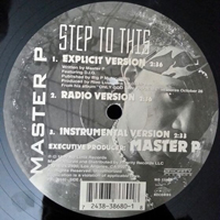 Master P - Step To This (12'' Vinyl, 33 1-3 RPM)