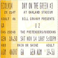 Pretenders (GBR) - Live at Oakland Coliseum 1987.11.15.