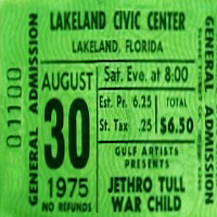 Jethro Tull - 1975.08.30 Civic Center, Lakeland, Fl, Usa