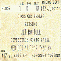 Jethro Tull - 1984.10.31 - Civic Arena, Pittsburgh, Pa, Usa