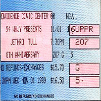 Jethro Tull - 1989.11.01 - Civic Center, Providence, Ri, Usa