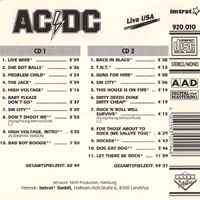 AC/DC - Live USA (1977-1983: CD 2)