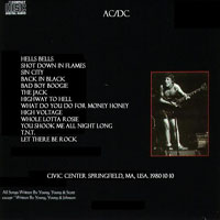 AC/DC - 1980.10.10 - Live at Civic Centre, Springfield, MA, U.S.A. (CD 1)