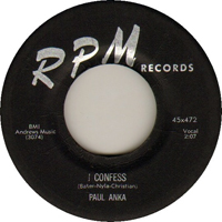 Paul Anka - I Confess (7'' Single)