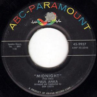 Paul Anka - Midnight (7'' Single)