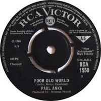 Paul Anka - Poor Old World (7'' Single)