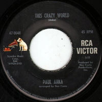 Paul Anka - This Crazy World (7'' Single)