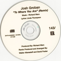Josh Groban - To Where You Are (Remix) (Single)