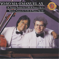 Yo-Yo Ma - Yo-Yo Ma: 30 Years Outside The Box (CD 28): Strauss and Britten: Cello Sonatas