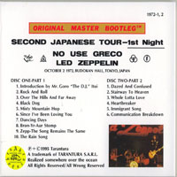Led Zeppelin - 1972.10.02 - The Campaign, Japan Tour '72 (CD 02: No Use Greco - Budokan Hall, Tokyo)