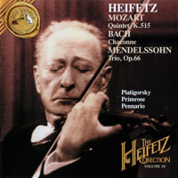 Jascha Heifetz - The Heifetz Collection, Vol.34 - Mozart, Bach, Mendelssohn