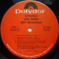 Roy Buchanan - Live Stock (LP)