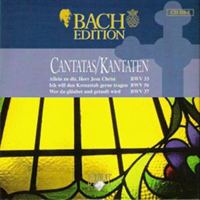 Johann Sebastian Bach - Bach Edition Vol. III: Cantatas I (CD 5) - BWV 33, 56, 37