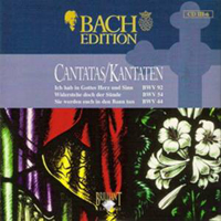 Johann Sebastian Bach - Bach Edition Vol. III: Cantatas I (CD 6) - BWV 92, 54, 44