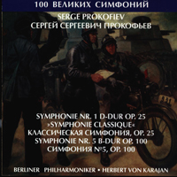Sergei Prokofiev - Prokofiev, Sergei - Symphonie No1 op25 'Klassische', Symphonie No5 op100 - Berliner Philharmoniker - Karajan