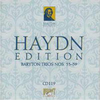 Franz Joseph Haydn - Haydn Edition (CD 119): Baryton Trios Nos. 53-59