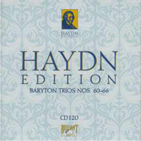 Franz Joseph Haydn - Haydn Edition (CD 120): Baryton Trios Nos. 60-66