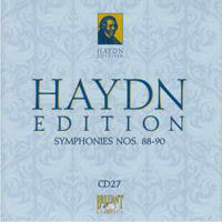 Franz Joseph Haydn - Haydn Edition (CD 27): Symphonies Nos. 88-90