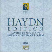 Franz Joseph Haydn - Haydn Edition (CD 28): Symphonies Nos. 91 & 92, Sinfonia Concertante in B flat
