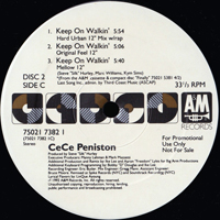 CeCe Peniston - Keep On Walkin' (12'' Promo Single II)