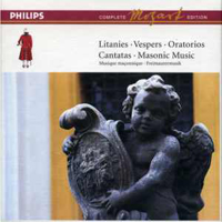 Wolfgang Amadeus Mozart - Mozart: The Complete Philips Edition (Box 11) - Litanies, Vespers, Oratorios, Cantatas, Masonic Music (CD 3)