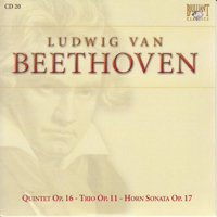 Ludwig Van Beethoven - Ludwig Van Beethoven - Complete Works (CD 20): Quintet Op.16 - Trio Op.11 - Horn Sonata Op.17