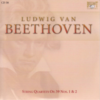 Ludwig Van Beethoven - Ludwig Van Beethoven - Complete Works (CD 38): String Quartets Op. 59 Nos. 1 & 2