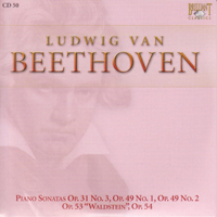 Ludwig Van Beethoven - Ludwig Van Beethoven - Complete Works (CD 50): Piano Sonatas Op.31 No.3, Op.49 No.1, Op.49 No.2, Op.53 'Waldstein', Op.54