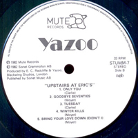 Yazoo - Upstairs At Eric's [Sweden Edition] (LP)