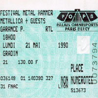 Metallica - 1990.05.21 - Palais Omnisports De Paris-Bercy - Paris, France (CD 1)