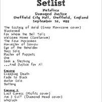 Metallica - 1988.09.30 - City Hall - Sheffield, England (CD 2)