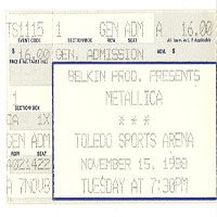 Metallica - 1988.11.15 - Toledo Sports Arena - Toledo, Ohio (CD 1)