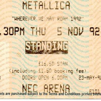 Metallica - 1992.11.04 - National Exhibition Center Arena, Birmingham, England (CD 3)