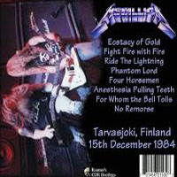 Metallica - 1984.12.15 - Tarvasjoki, Finland - Tuiskula